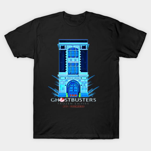 Ghostbusters Frozen Empire NYC premiere T-Shirt by GCNJ- Ghostbusters New Jersey